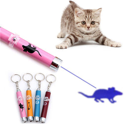 Khloe's -   LED Laser Pointer Light Pen With Bright Animation Toys - Mouse, Paw, Fish
