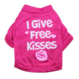 Khloe's "I Give Free Kisses" Summer T Shirt